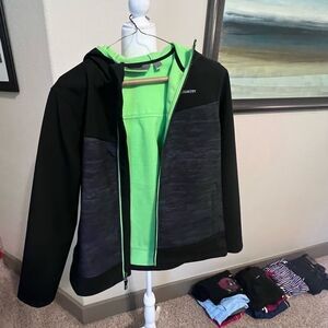 Boys soft shell fleece lined jacket